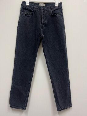 Everlane The 90s Cheeky jean  Slim Straight Black Denim size 28 R